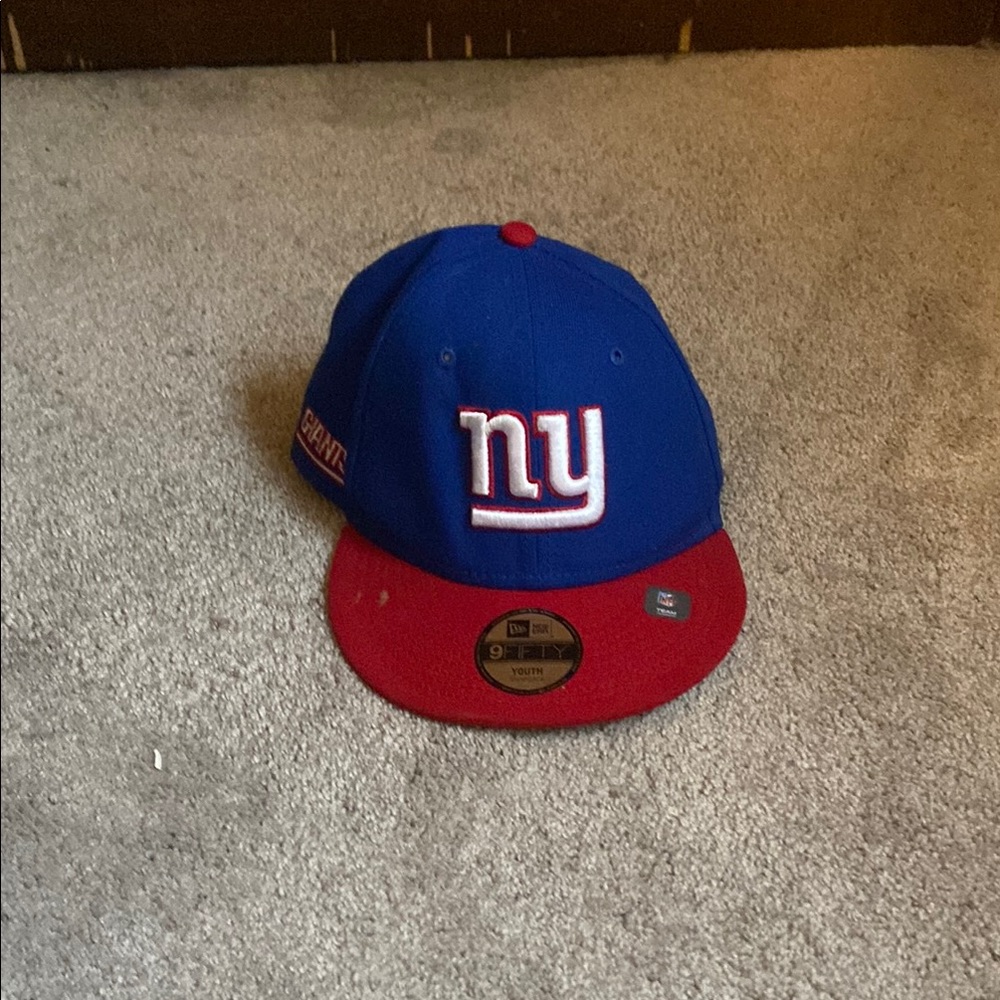Blue and Red NY Logo Cap